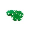 Poker Chips: Dice, 11.5 Gram / Heavy Weight, with Monogram, Green